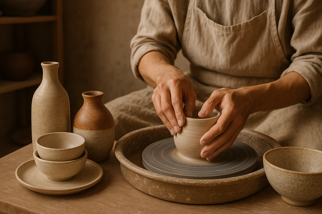 La maison du potier - poterie artisanale en terre cuite et grès céramique