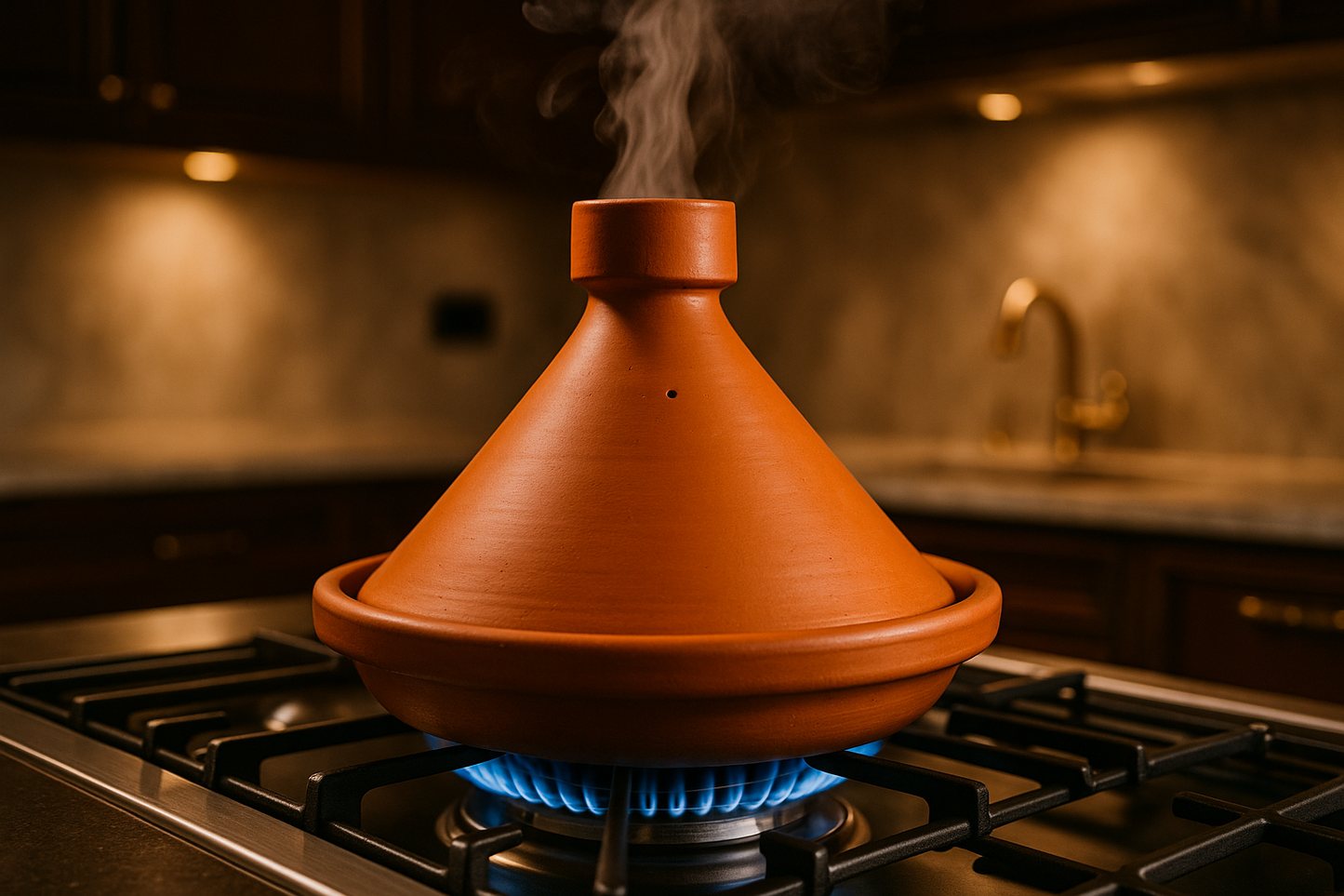 Plat à Tajine Traditionnel en terre cuite- clay tagine
