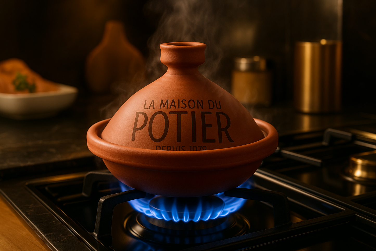 Tagine en terre cuite poterie artisanale Traditionnelle