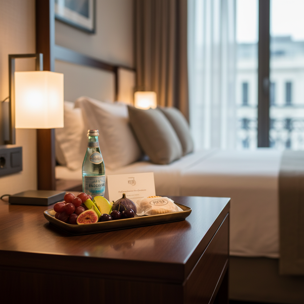 Assiette bronze dorée amenities