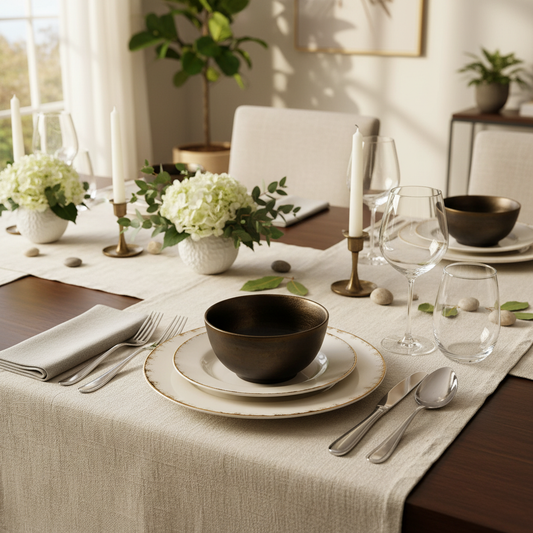 Generated bronze bowl scene