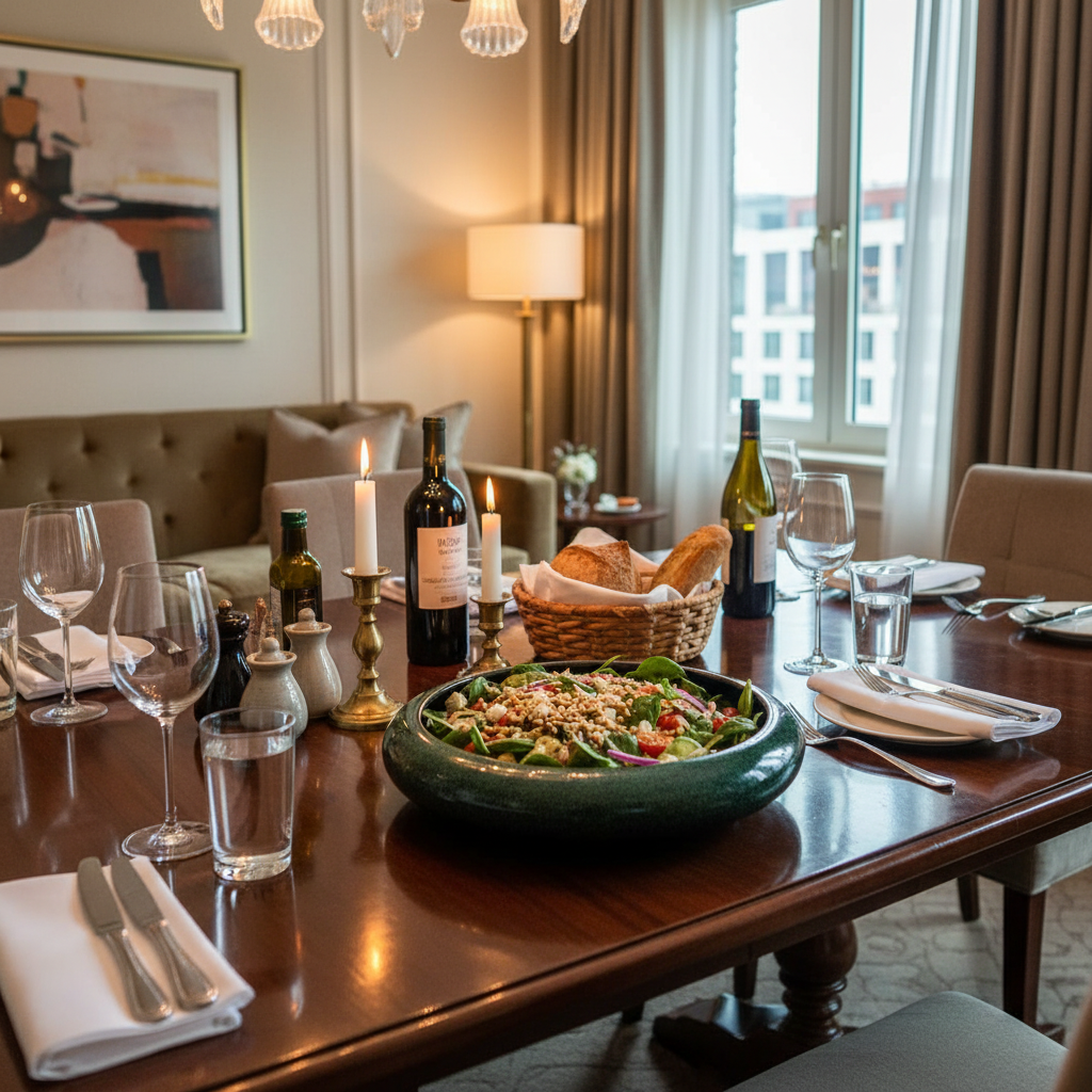 Saladier vert au centre hôtel boutique