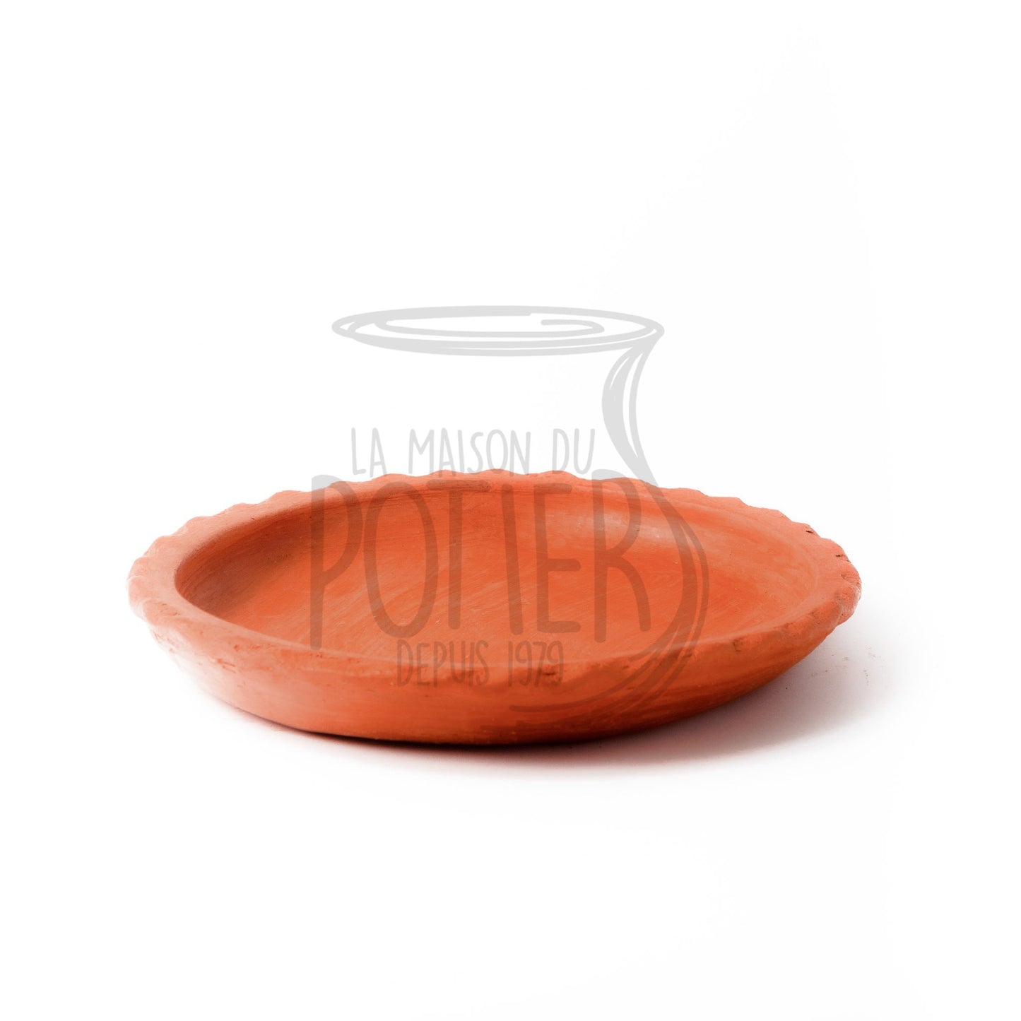 Assiette Sculptée Terre Cuite