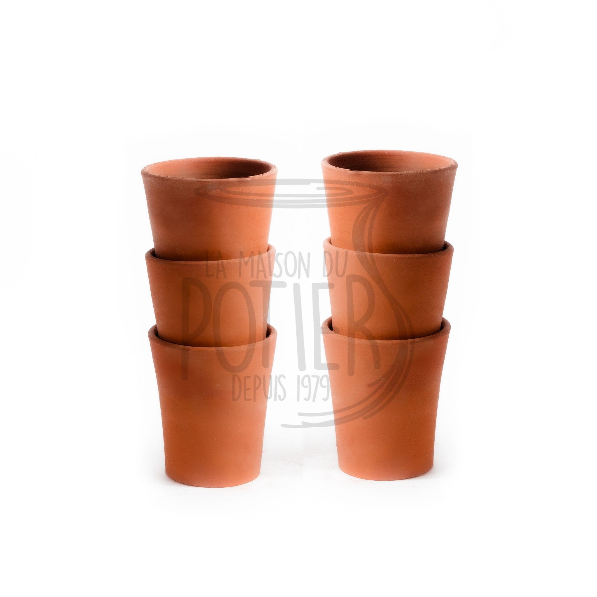 Verres en terre cuite fais main Verres en terre cuite fais main