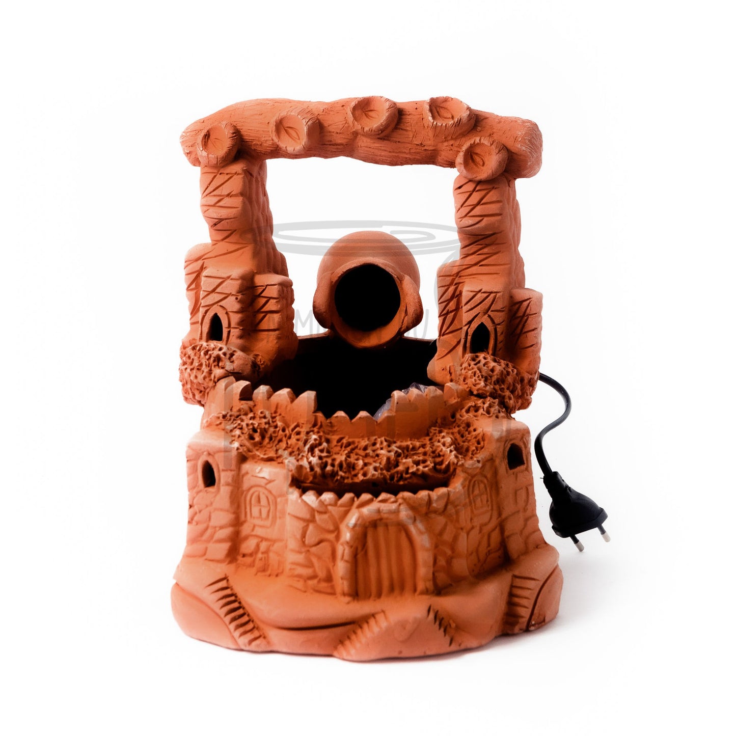 DISTRIBUTEUR D’EAU EN TERRE CUITE POUR CHATS