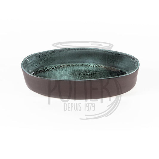 Colorful Oval Oven Dish