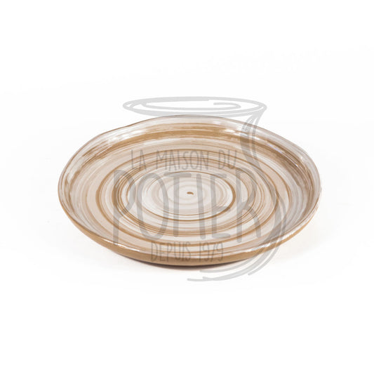 Round Dish Mineral Colors - Handcrafted Gastronomic Ceramics