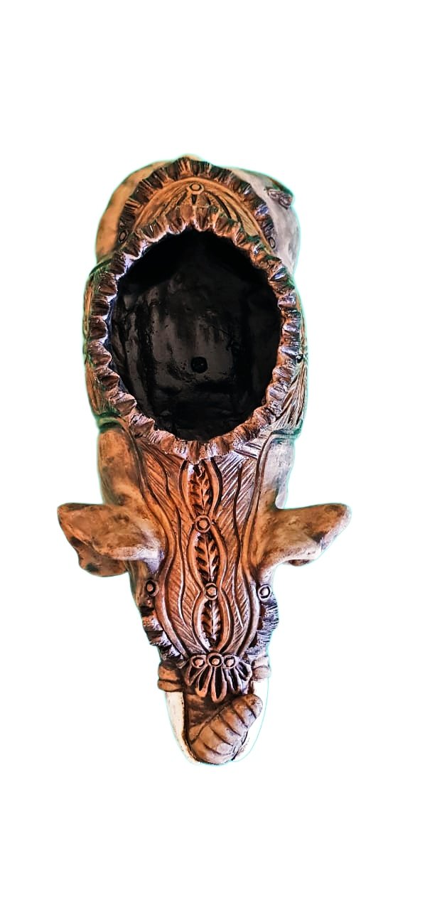 Sculpture Éléphant Terre Cuite - Symbole Sagesse et Prospérité