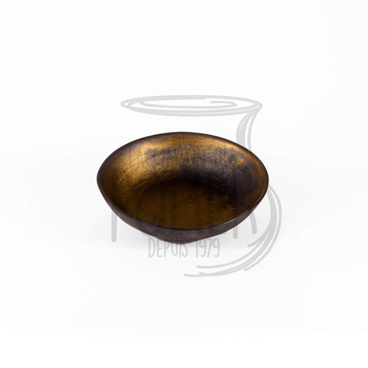 Bol de service en grès céramique bronze - La Maison du Potier