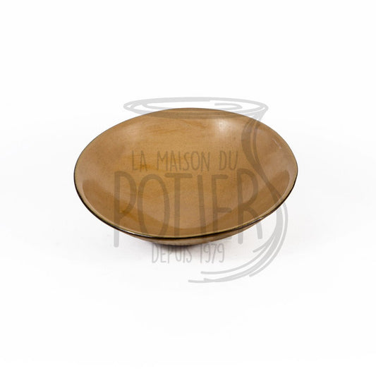 Saladier coleur dorée - La Maison du Potier