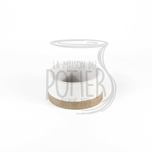Saucière Blanc Beige M 3 - La Maison du Potier