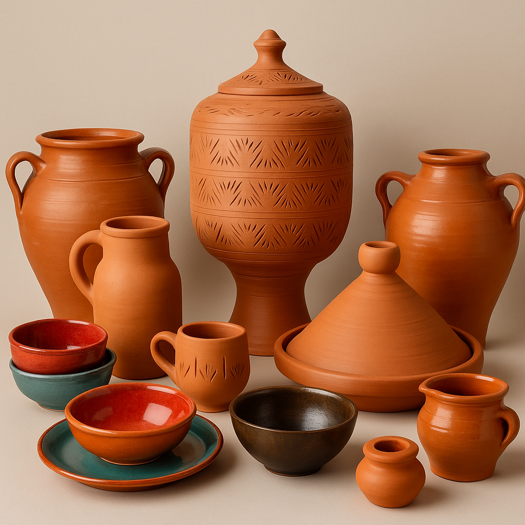Poterie artisanale en terre cuite 100% sans plomb
