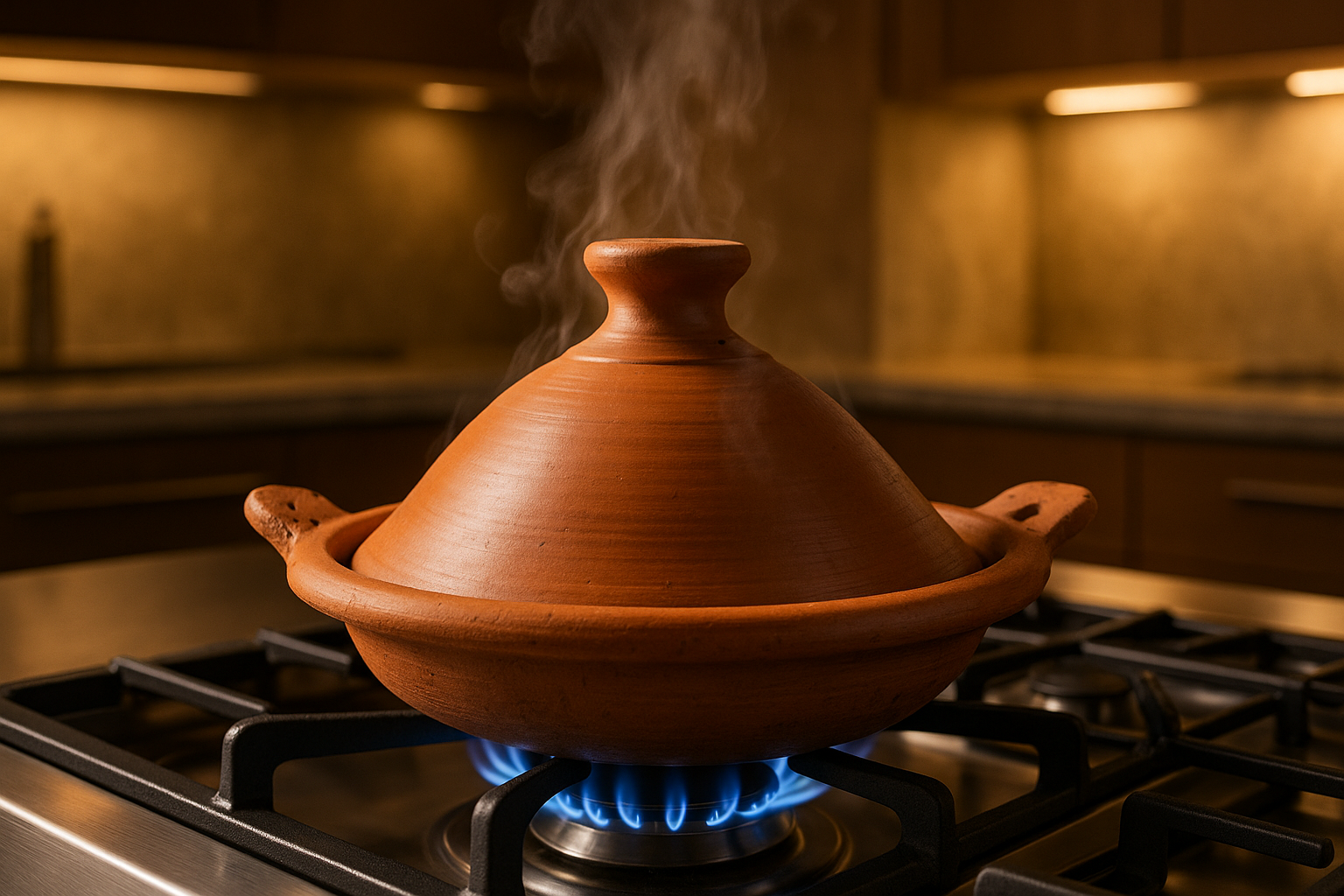 Plat à Tajine maroc poterie argile terre cuite avec manches