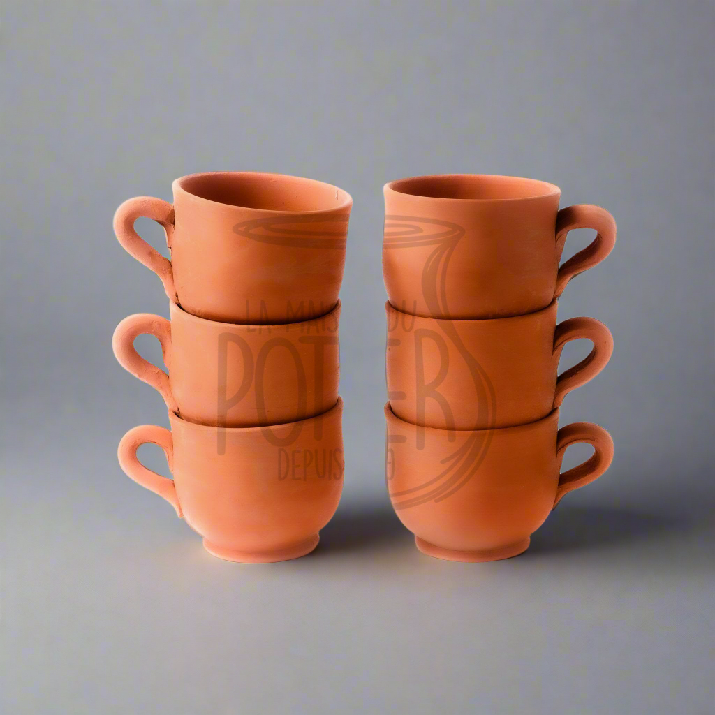 TERRACOTTA GLASSES - 6 PIECES