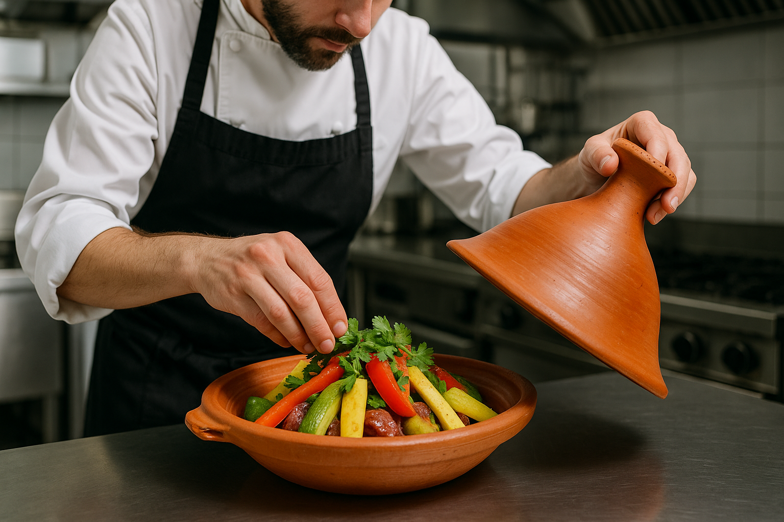 Tajine-tagine artisanal marocain