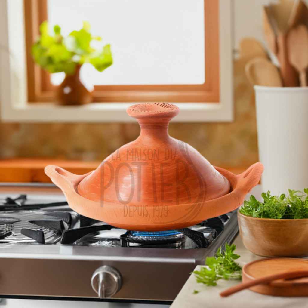 PLAT À TAJINE AMAZIGH AVEC MANCHES