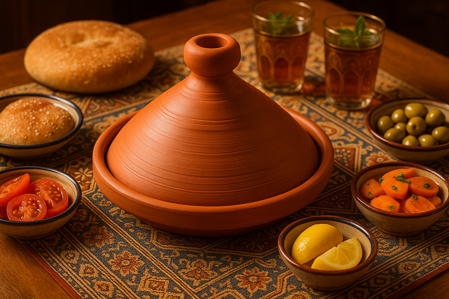 Mise en scène - Table marocaine sans gazinière