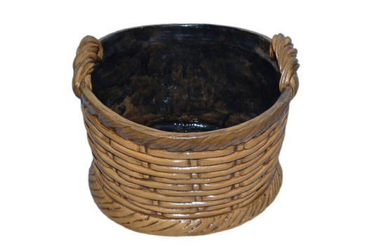 LARGE TERRACOTTA BASKET 