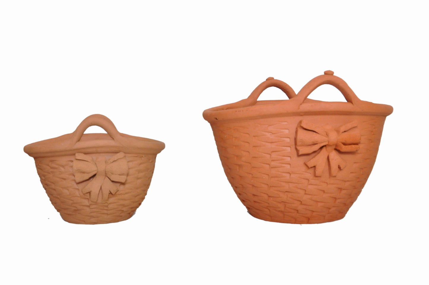 TERRACOTTA BASKET - 2 PIECES 