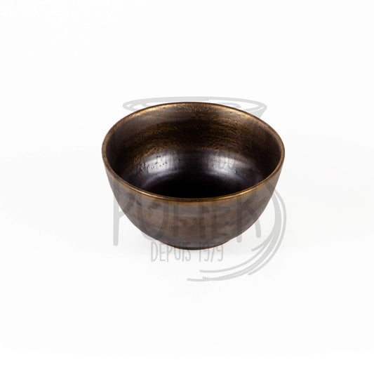 Bol rond couleur bronze