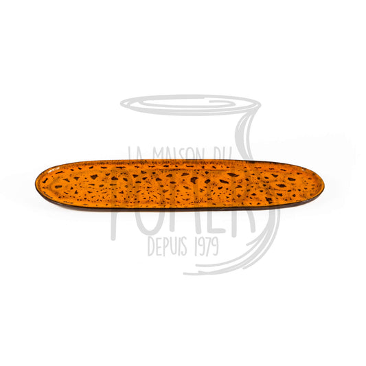 Orange Color Tray with Pattern