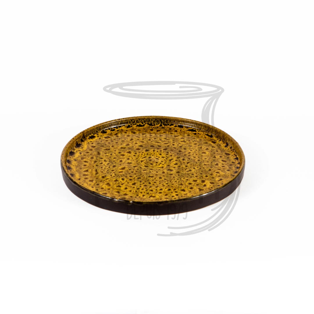 Yellow and black plate tray model 1