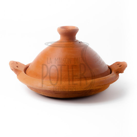 PLAT_TAJINE_BELDI_AVEC_MANCHES en terre cuite