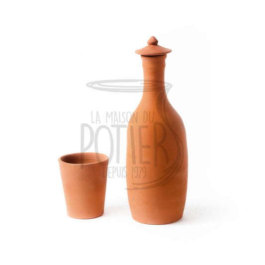 BOUTEILLE EN TERRE CUITE - La Maison du Potier