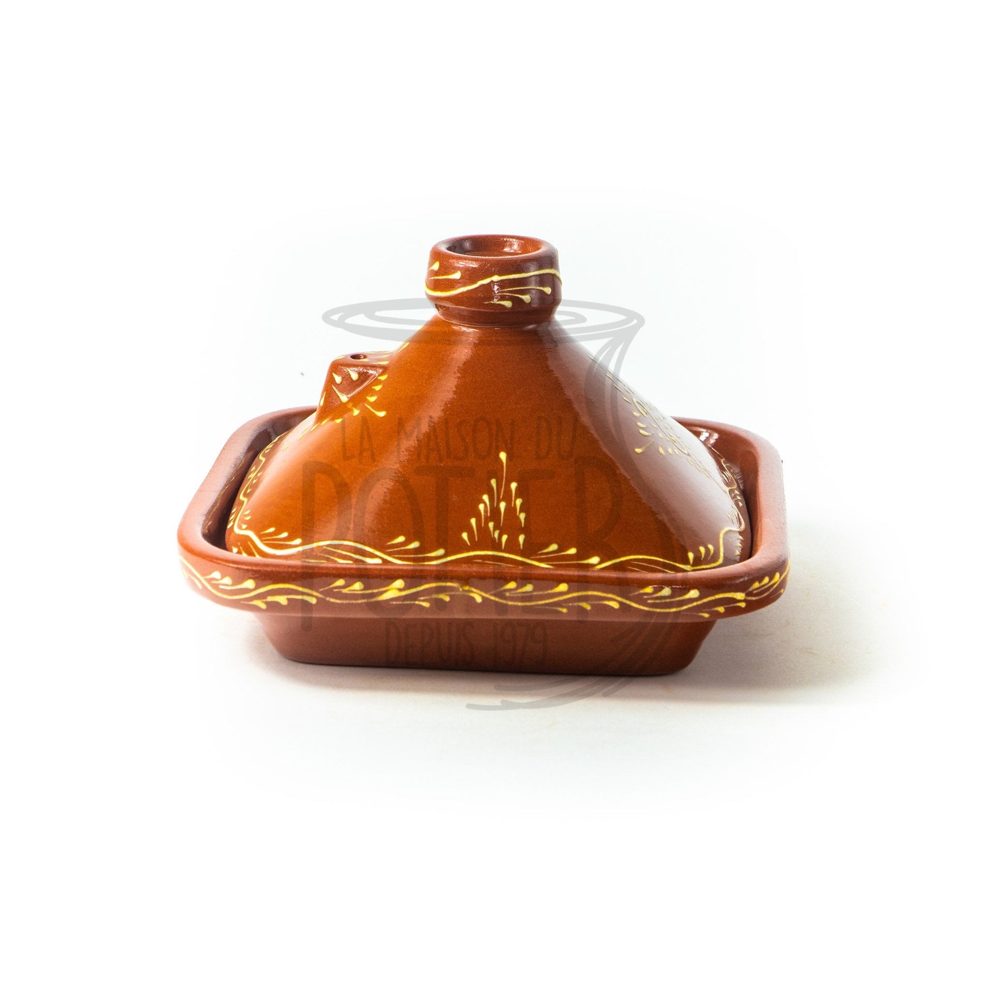 PLAT À TAJINE CARRE - LE TANGEROIS - La Maison du Potier