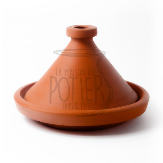 PLAT À TAJINE CONIQUE EN TERRE CUITE - La Maison du Potier
