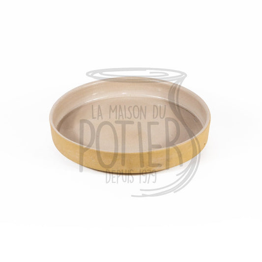 Plateau rond beige model 1 - La Maison du Potier