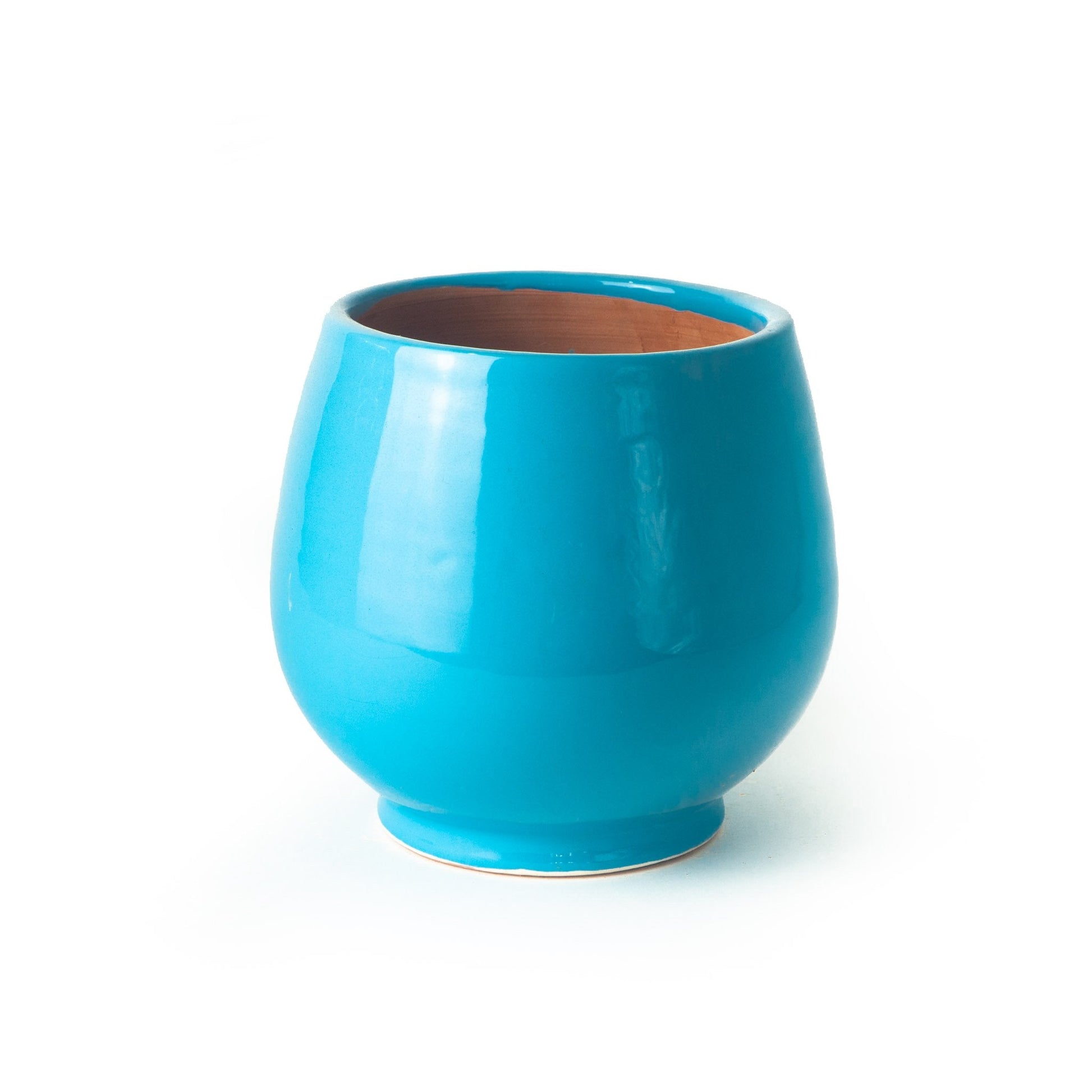 POT DE JARDIN COULEUR ROND EN TERRE CUITE - La Maison du Potier