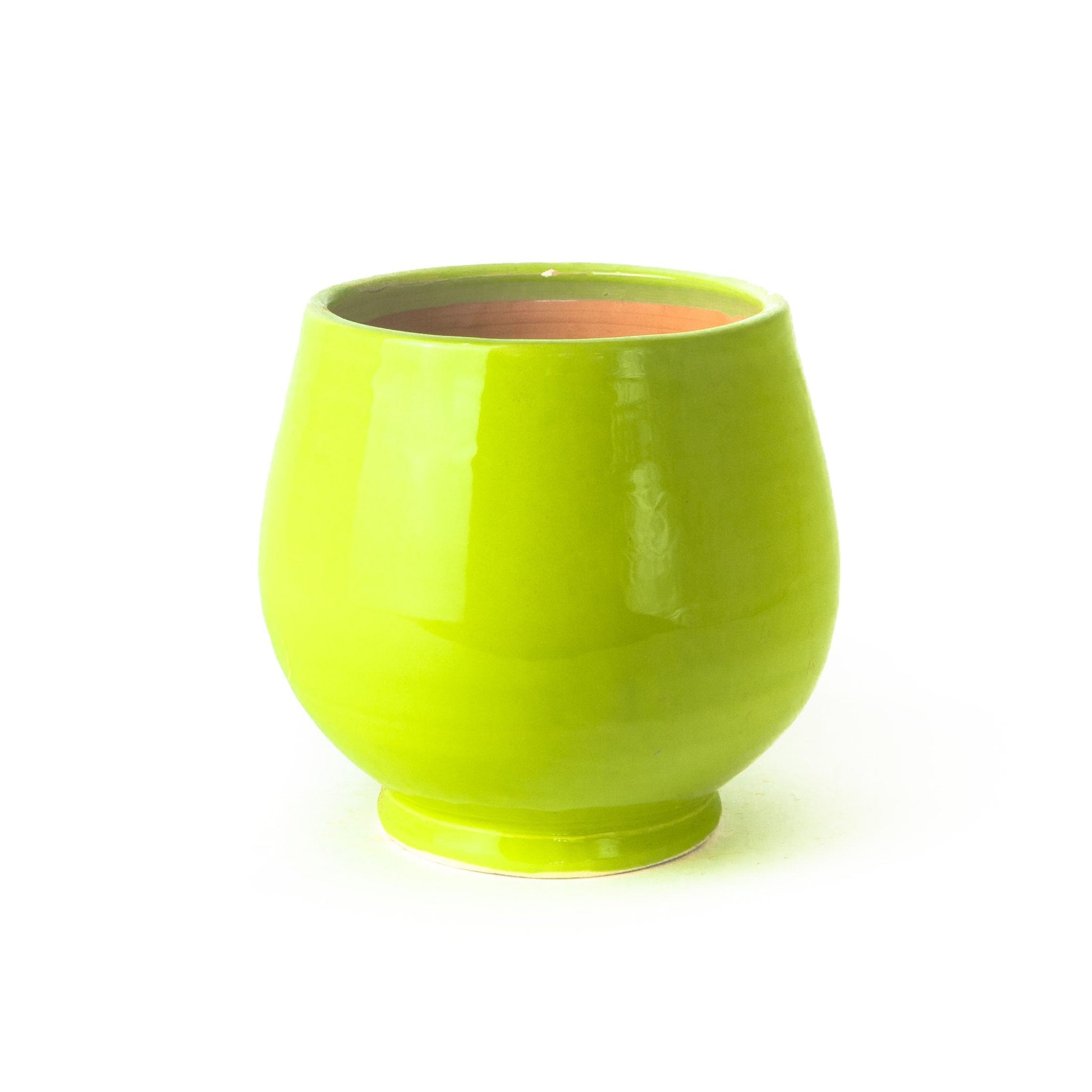 POT DE JARDIN COULEUR ROND EN TERRE CUITE - La Maison du Potier