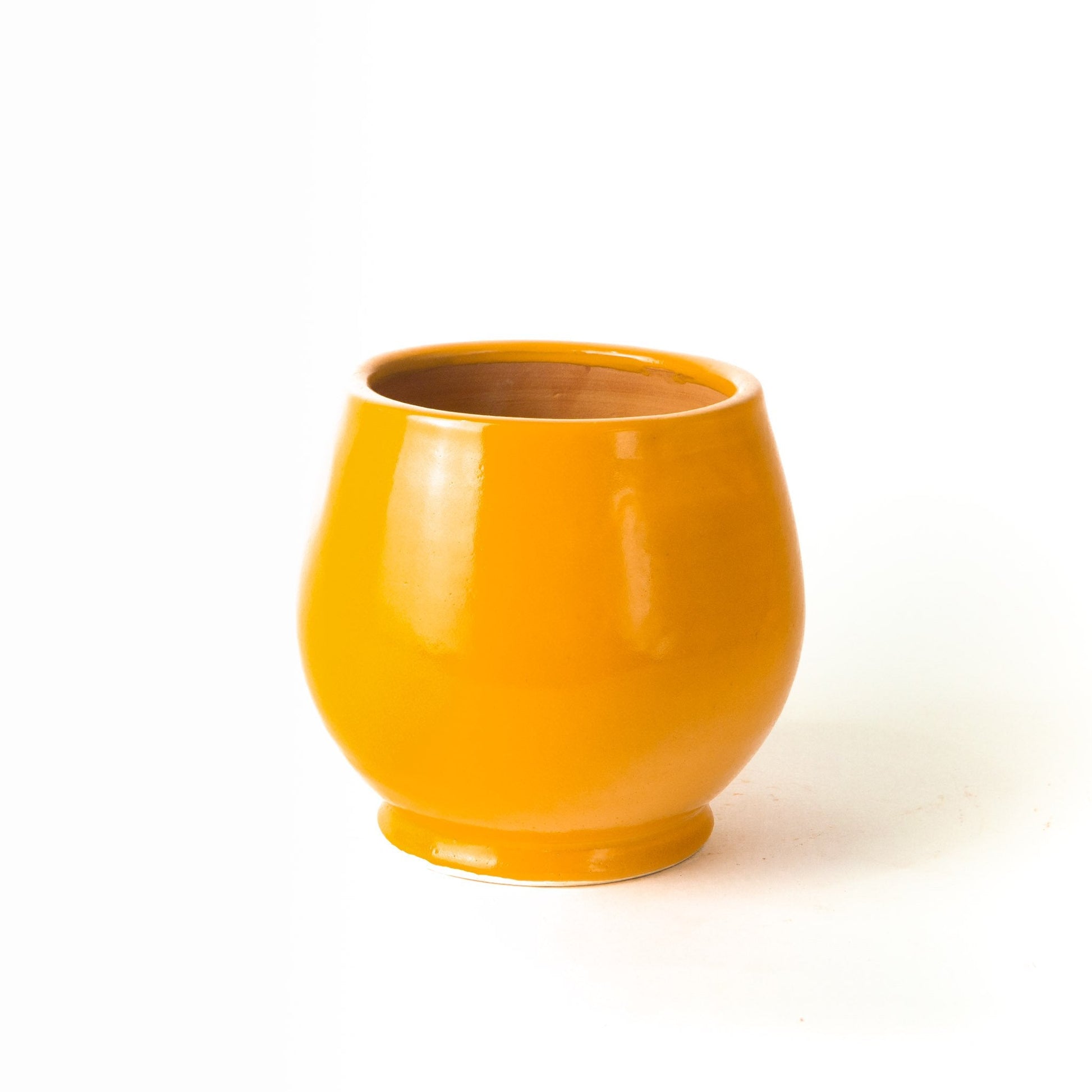 POT DE JARDIN COULEUR ROND EN TERRE CUITE - La Maison du Potier