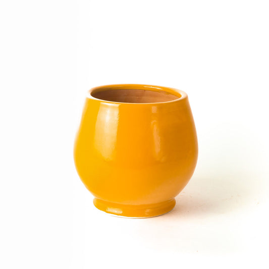 POT DE JARDIN COULEUR ROND EN TERRE CUITE - La Maison du Potier