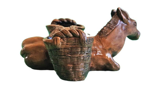 Sculpture Chameau en Terre Cuite - Voyage Exotique Désert - La Maison du Potier